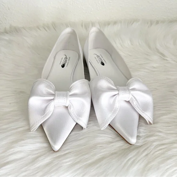 Free People x Jeffrey Campbell Bella Bow Flats Size 8.5 - Picture 3 of 10